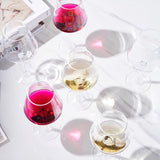 Unbreakable Stemmed Wine Glasses, Tritan Acrylic | Set of 6, (18oz)