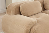 MIA 82'' Loveseat with 2 Ottomans