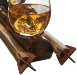 Rocket Whiskey Decanter Set, Planets Globe Decanter
