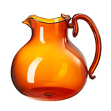 Nature Glass Jug – Handcrafted Glass Pitcher w/ Organic Form