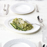 Amanda 14" Oval Platter, White
