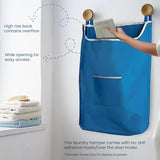Door Hanging Laundry Bag - Light Blue - XL