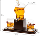Boxing Glove Wine & Whiskey Decanter Set 750Ml
