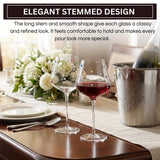 Confetti Stemmed Wine Glasses Set of 2, 20oz Multicolor Clear Glass