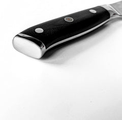 COOKSY Elite Series: 8 inch Chef's Knife VG-10 Damascus Stainless Steel Blade with G10 Handle