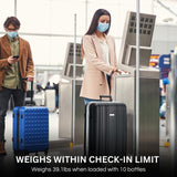 Wine Bottle Suitcase Aluminum | Holds 12 Standard 750 ML Bottles | Universal Airplane Luggage Case, TSA Approved Wheeled Bag For Professionals & Consumers, Gift For Wine Lovers, Connoisseurs (26 IN)