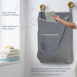 Door Hanging Laundry Bag - Grey - XL