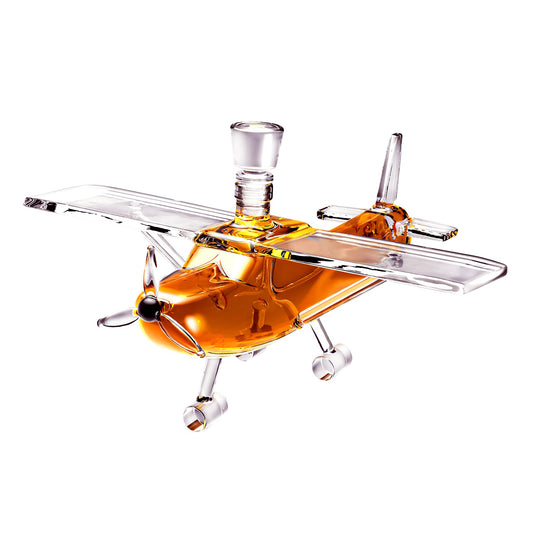 Airplane Whiskey Decanter, Cessna 172 Plane  25oz