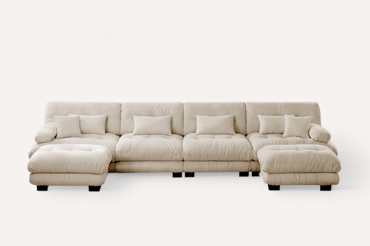 CLOUDIES 173" Sofa 4 Seater with 2 Ottoman
