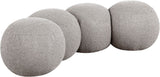 Apollo - Boucle Fabric Bench