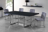 Heidi Velvet Contemporary Dining Chair Set - Glamorous Design with Plush Comfort for Stylish Dining
