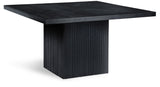 Belinda Dining Table - Stylish Round Solid Wood Design with Fluted Base for Contemporary Spaces