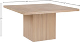 Belinda Dining Table - Stylish Round Solid Wood Design with Fluted Base for Contemporary Spaces