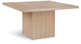 Belinda Dining Table - Stylish Round Solid Wood Design with Fluted Base for Contemporary Spaces