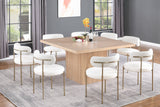Belinda Dining Table - Stylish Round Solid Wood Design with Fluted Base for Contemporary Spaces