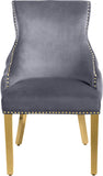 Tuft Luxurious Contemporary Dining Chair Set - Stunning Design with Gold Accents for Your Home