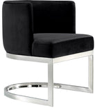 Gianna Velvet Dining Chair - Contemporary Retro Design with Plush Comfort and Stunning Gold Base
