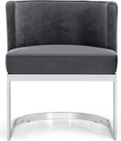 Gianna Velvet Dining Chair - Contemporary Retro Design with Plush Comfort and Stunning Gold Base