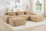 MIA 117'' 3-Seater Sofa with 2 Ottomans