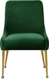 Owen Contemporary Dining Chair Set - Stylish Velvet Upholstery with Elegant Gold Legs and Handle