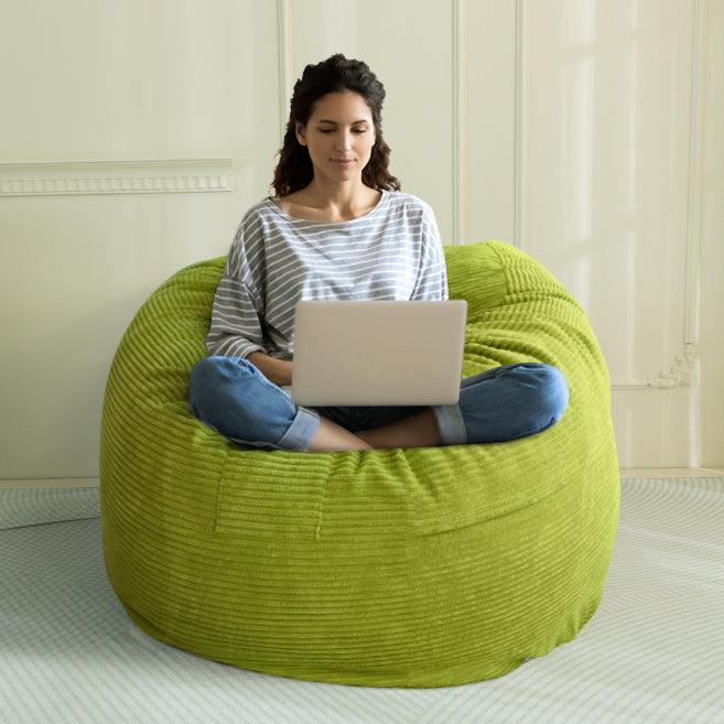 MAXYOYO Giant Bean Bag Chair Bed for Adults, Convertible Beanbag Folds from Lazy Chair to Floor Mattress Bed