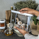 ZWILLING Fresh & Save Cube Boxes, Plasic, Airtight Dry Food Storage Container, Medium Tall Cube, 2M Container, 1.9-qt