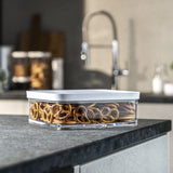 ZWILLING Fresh & Save Cube Box, Plastic, Airtight Dry Food Storage Container, Large Cube, 1.7-qt