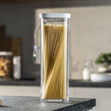 ZWILLING Fresh & Save Cube Boxes, Plasic, Airtight Dry Food Storage Container, Small X-Tall Cube, 4S Container, 1.8-qt