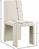 Benson Dining Chair Set of 2 – Elegant Art Deco Design with Plush Upholstery for Dining Rooms