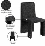 Benson Dining Chair Set of 2 – Elegant Art Deco Design with Plush Upholstery for Dining Rooms