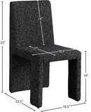Benson Dining Chair Set of 2 – Elegant Art Deco Design with Plush Upholstery for Dining Rooms