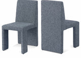 Benson Dining Chair Set of 2 – Elegant Art Deco Design with Plush Upholstery for Dining Rooms