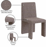 Benson Dining Chair Set of 2 – Elegant Art Deco Design with Plush Upholstery for Dining Rooms