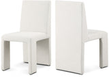 Benson Dining Chair Set of 2 – Elegant Art Deco Design with Plush Upholstery for Dining Rooms