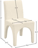 Gramercy Dining Chairs Set of 2 - Elegant Art Deco Design with Sturdy Iron Frame for Timeless Style