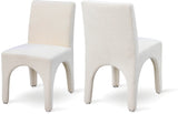 Gramercy Dining Chairs Set of 2 - Elegant Art Deco Design with Sturdy Iron Frame for Timeless Style