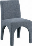 Gramercy Dining Chairs Set of 2 - Elegant Art Deco Design with Sturdy Iron Frame for Timeless Style