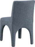 Gramercy Dining Chairs Set of 2 - Elegant Art Deco Design with Sturdy Iron Frame for Timeless Style
