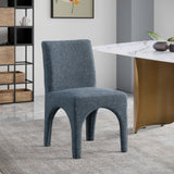Gramercy Dining Chairs Set of 2 - Elegant Art Deco Design with Sturdy Iron Frame for Timeless Style