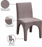 Gramercy Dining Chairs Set of 2 - Elegant Art Deco Design with Sturdy Iron Frame for Timeless Style