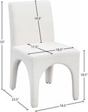 Gramercy Dining Chairs Set of 2 - Elegant Art Deco Design with Sturdy Iron Frame for Timeless Style