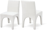 Gramercy Dining Chairs Set of 2 - Elegant Art Deco Design with Sturdy Iron Frame for Timeless Style