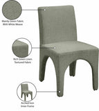 Gramercy Dining Chairs Set of 2 - Elegant Art Deco Design with Sturdy Iron Frame for Timeless Style