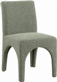 Gramercy Dining Chairs Set of 2 - Elegant Art Deco Design with Sturdy Iron Frame for Timeless Style
