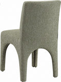 Gramercy Dining Chairs Set of 2 - Elegant Art Deco Design with Sturdy Iron Frame for Timeless Style