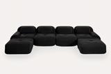 MIA 152'' 4-Seater Sofa with 2 Ottomans