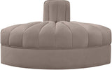 Rummi - Velvet Performance Fabric Upholstered Modular Chair