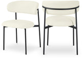 Lupita Dining Chair Set - Elegant Vegan Leather Chairs for Stylish Dining, Comfort & Sophistication