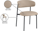 Lupita Dining Chair Set - Elegant Vegan Leather Chairs for Stylish Dining, Comfort & Sophistication