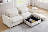 HARMONY 86" Sofa Loveseat with 1 Ottoman